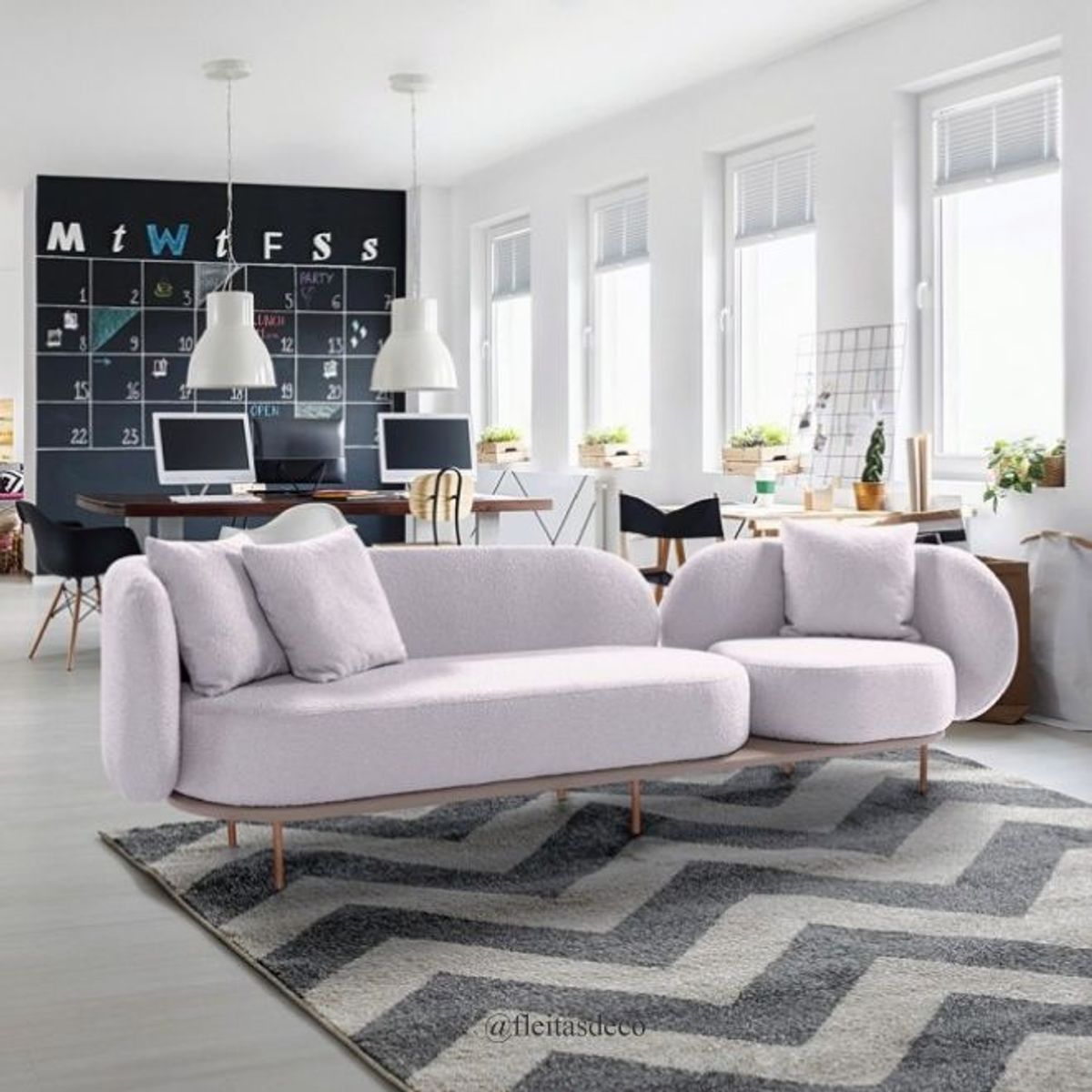 GENERICO - SOFÁ SILVEIRA 3 CUERPOS