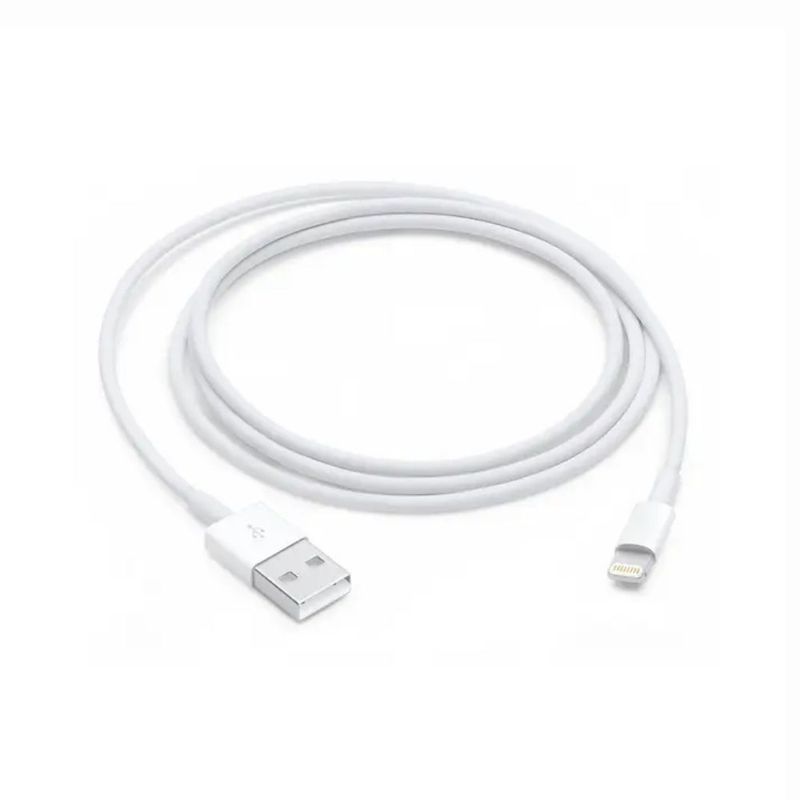 APPLE - Cable Cargador Apple USB a Lightning de iPhone 1m - Original