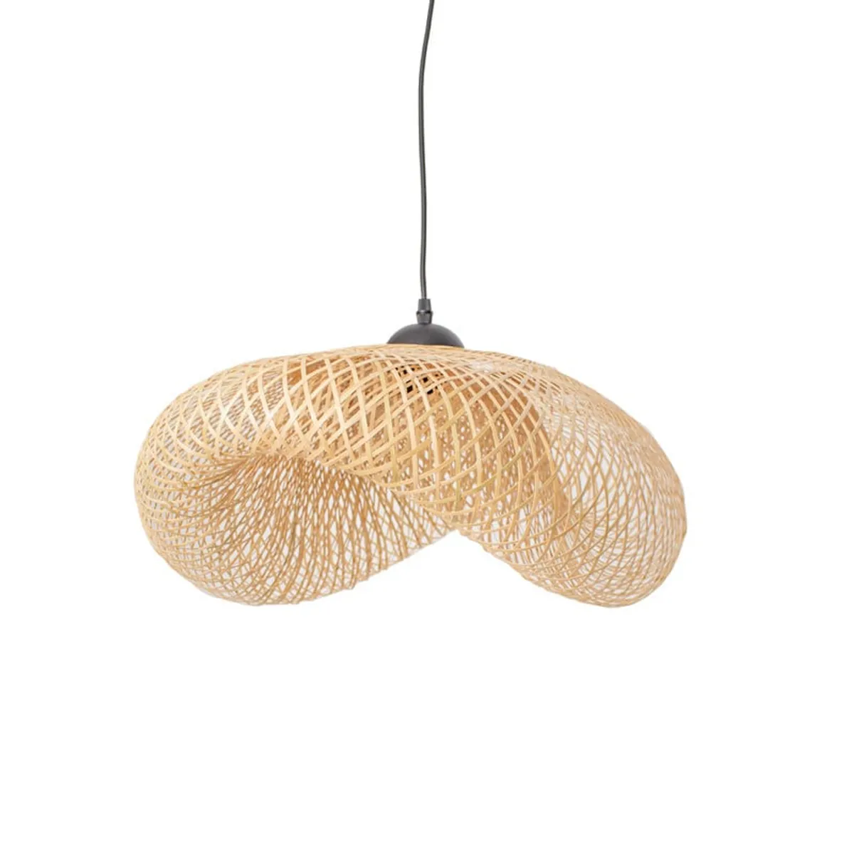 PANADECOR - Luminaria De Techo Panadecor Bohemio Colgante 60Cm De Rattán