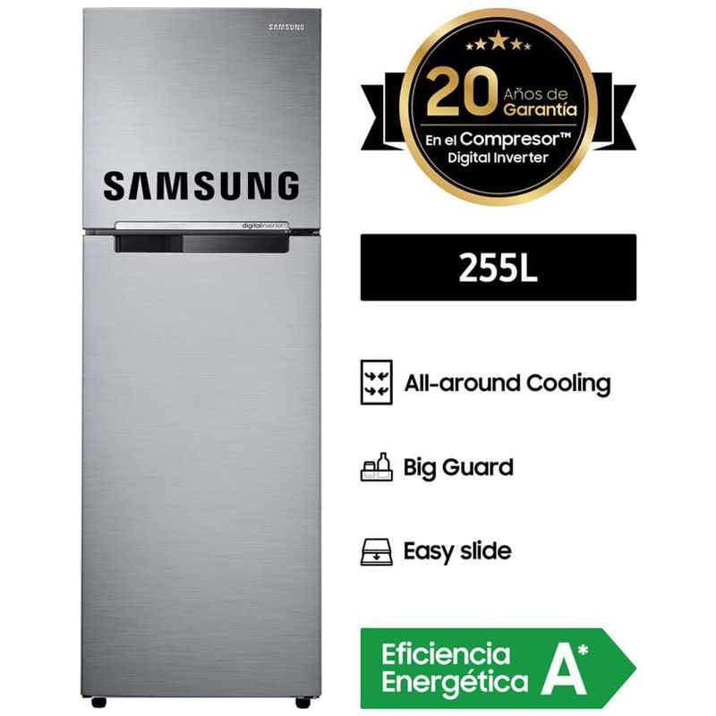 SAMSUNG - Refrigeradora Samsung 255L No Frost - RT25FARADS8