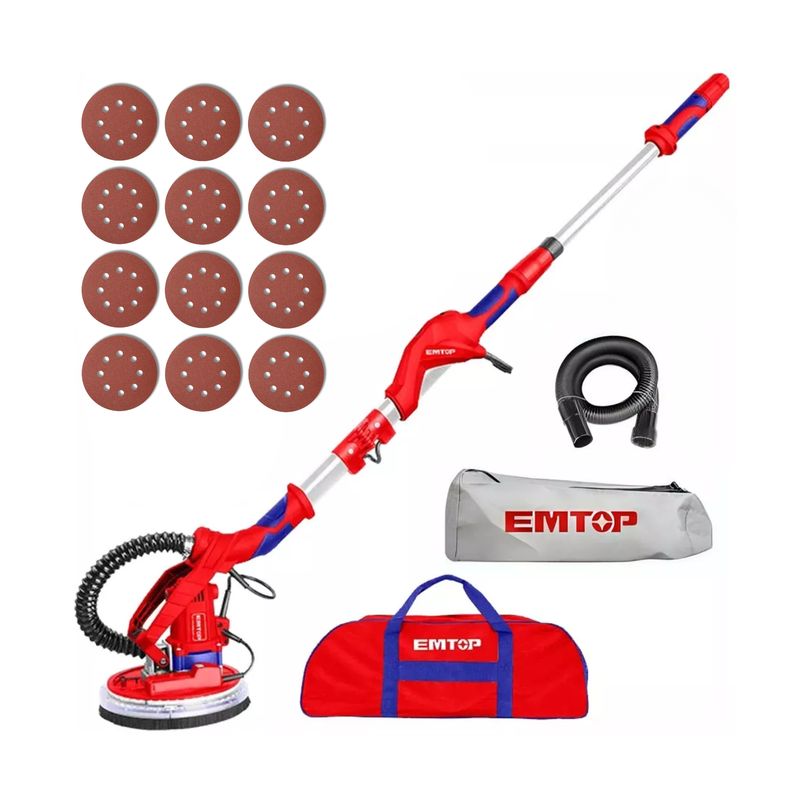EMTOP - Lijadora de pared y techo drywall 1050w Emtop