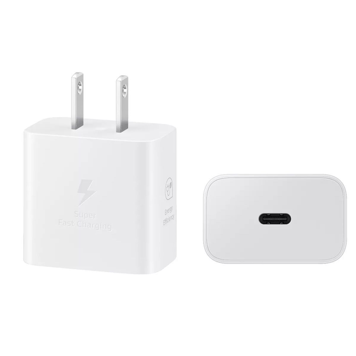 SAMSUNG - Cargador Samsung 25W para Galaxy S22 S22 Plus S22 Ultra - Blanco