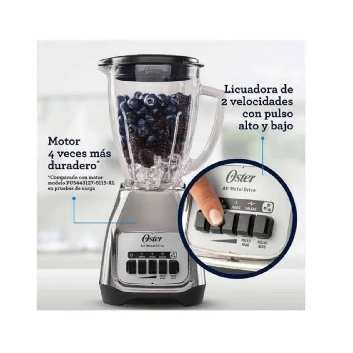 OSTER - Licuadora 2 Velocidades Oster Blstkagnpb053