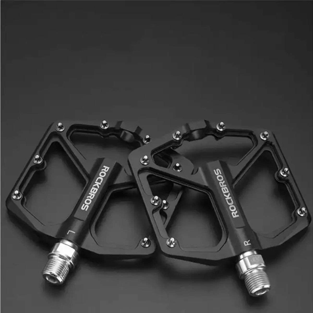 ROCKBROS - PEDAL DE ALUMINIO ROCKBROS K203 NEGRO