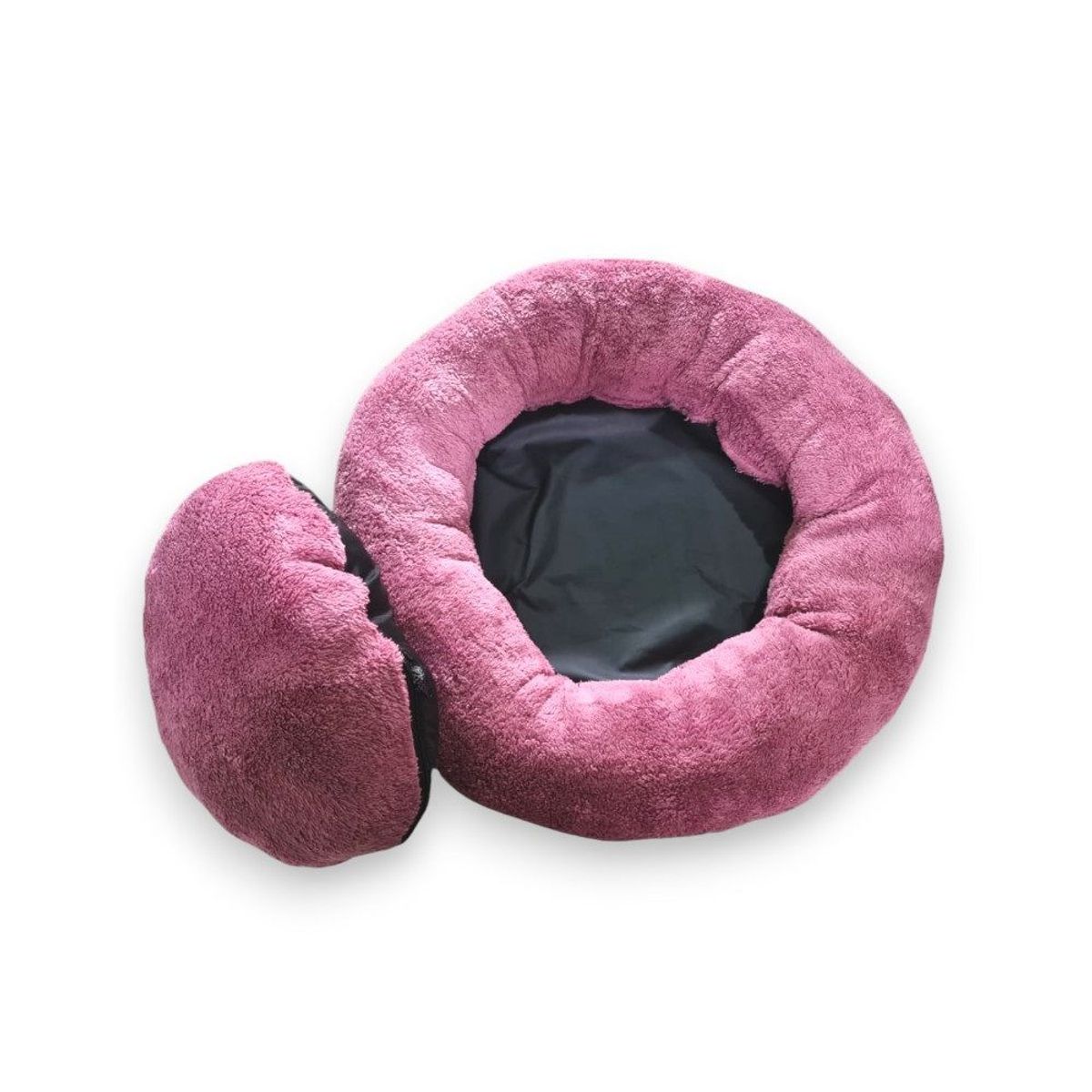 MD - Cama Para Perros y Gatos Donut Lite Palo Rosa Talla M