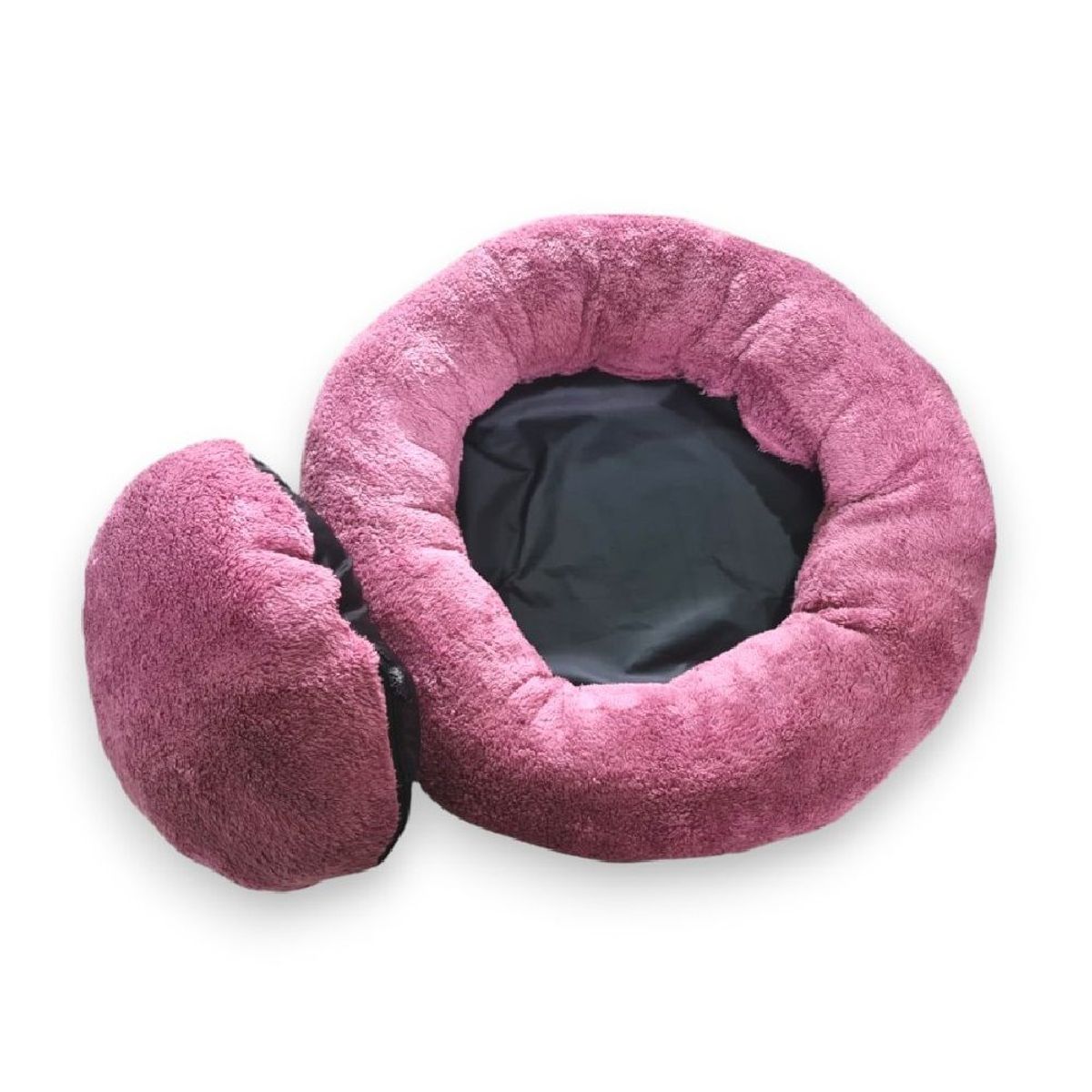 MD - Cama Para Perros y Gatos Donut Lite Palo Rosa Talla L