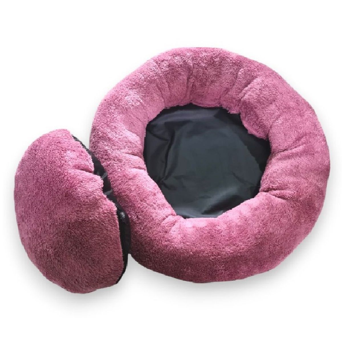 MD - Cama Para Perros y Gatos Donut Palo Rosa Talla XL - MD