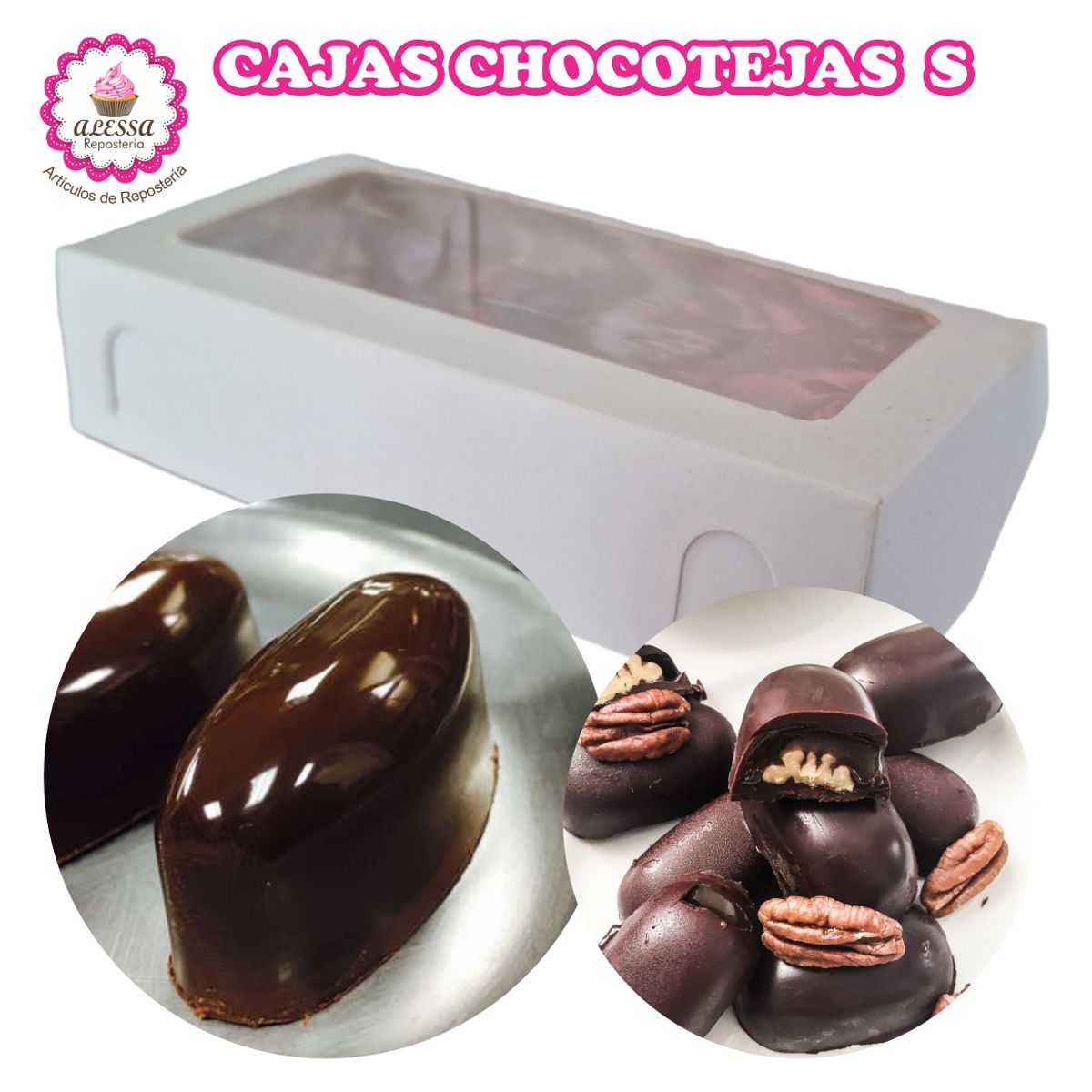 GENERICO - 100 Cajas para Chocoteja S en Repostería