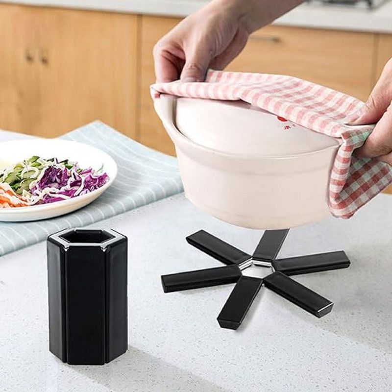 GENERICO - PORTA COLOCA OLLAS CALIENTES PLEGABLE FOLDING POT MAT KITCHEN