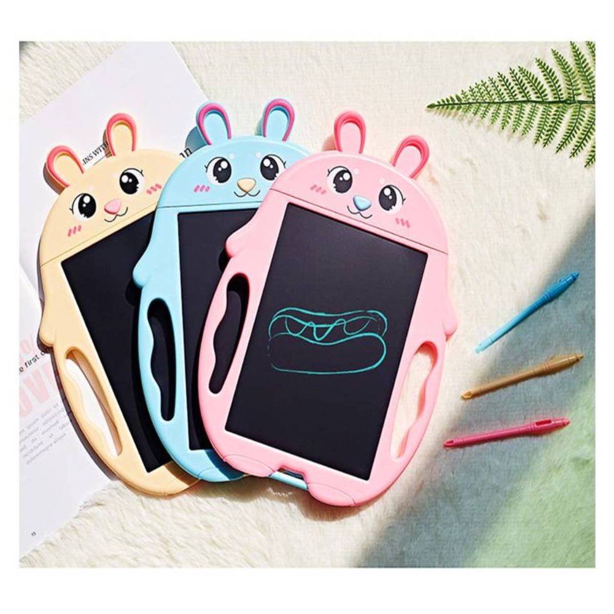 GENERICO - Pizarra LCD Digital de Escritura y Dibujo Rosada