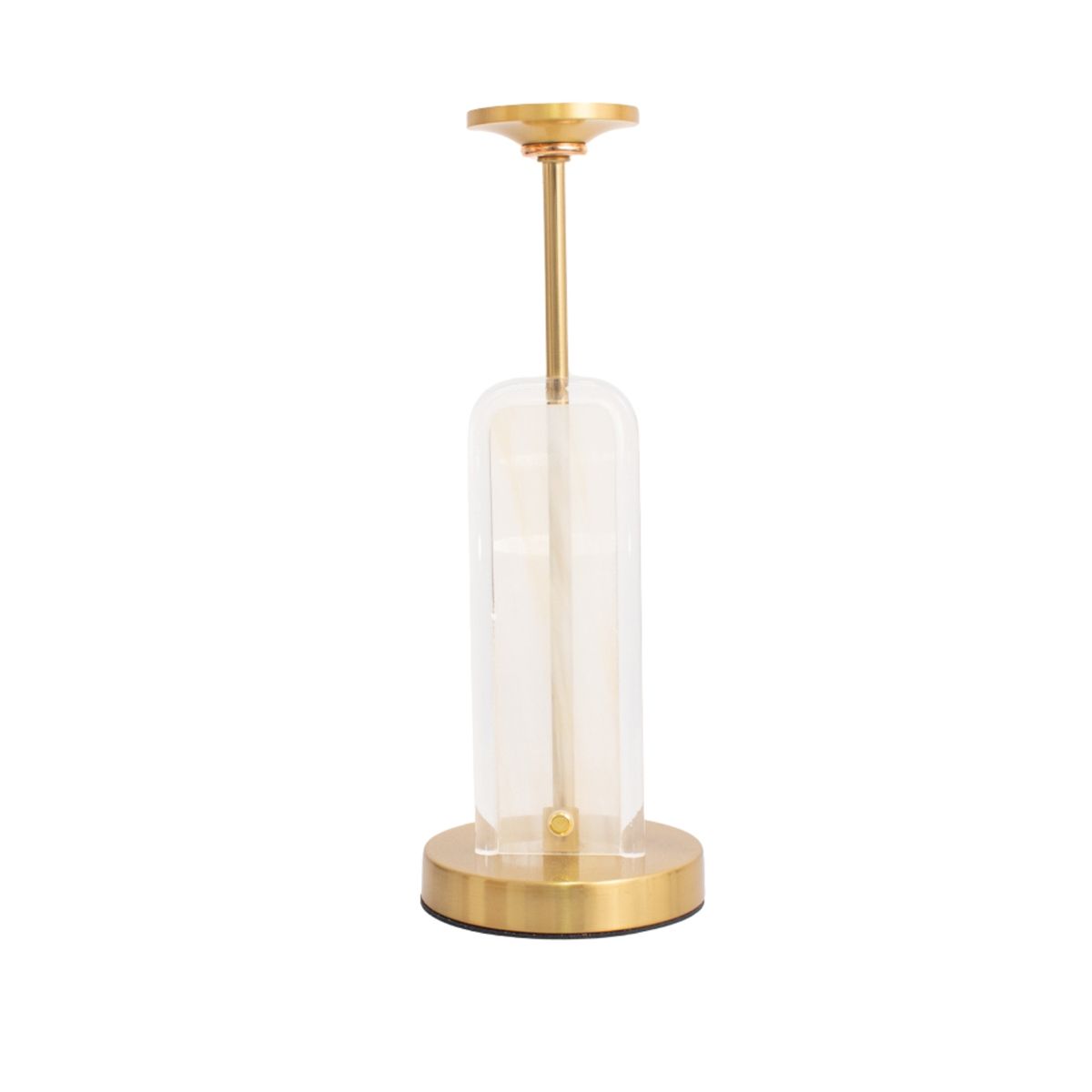 Candelero Decorativo Panadecor De Acrílico Dorado 32Cm, marca PANADECOR - Foto Principal