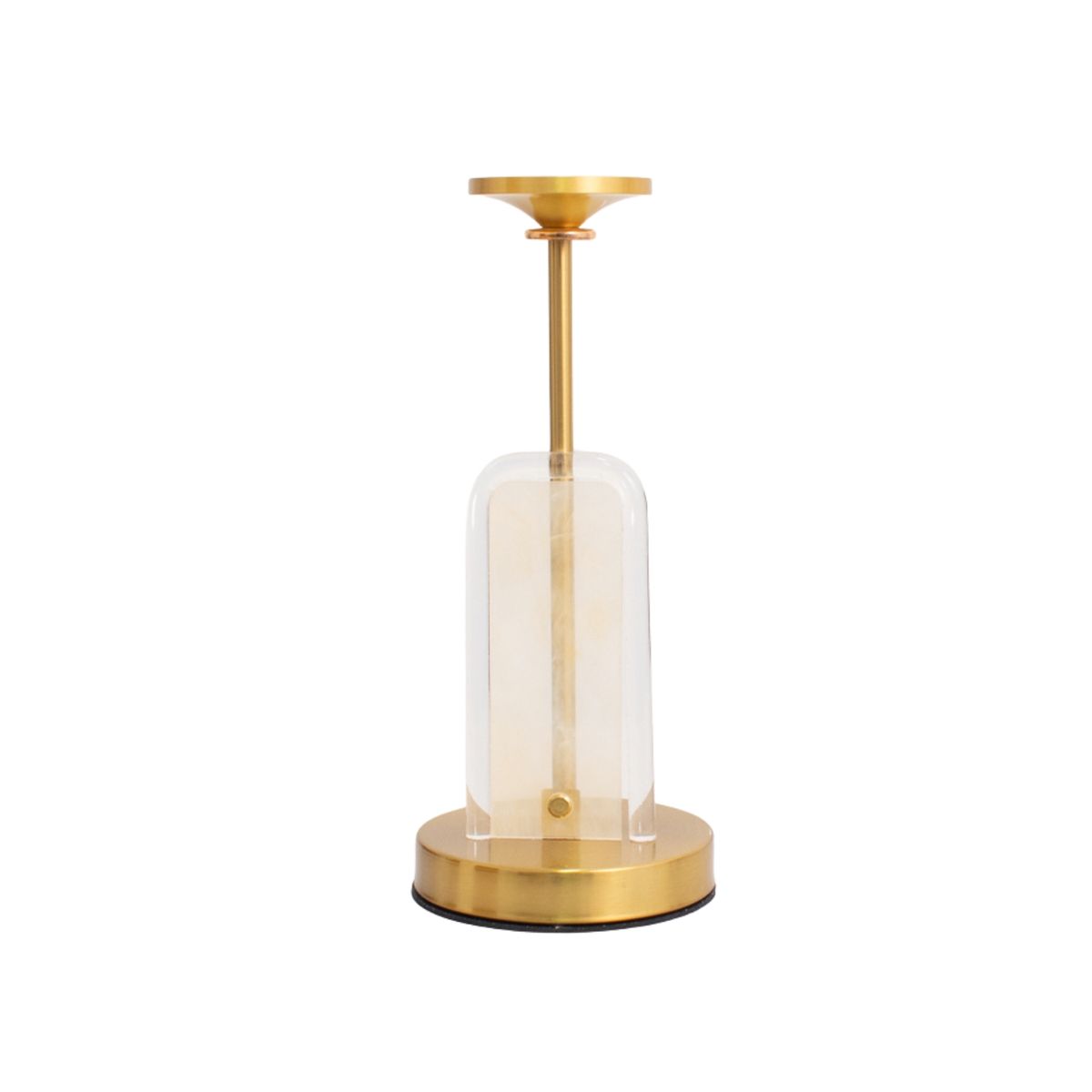 PANADECOR - Candelero Decorativo Panadecor Dorado 27Cm De Acrílico