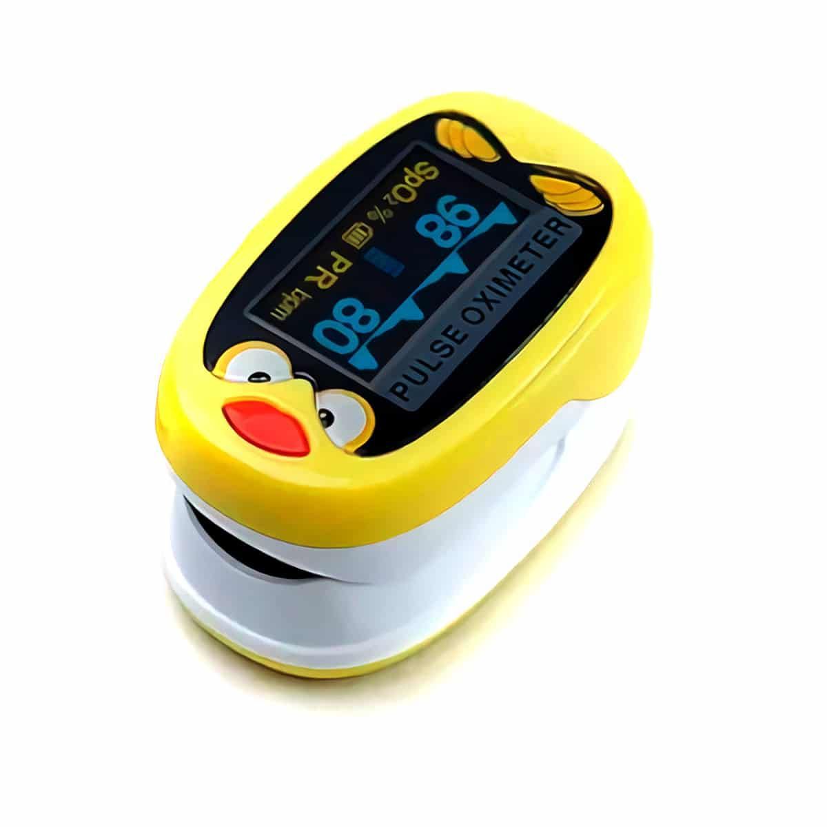 GENERICO - OXIMETRO DE PULSO DIGITAL NEONATAL RECARGABLE USB AMARILLO