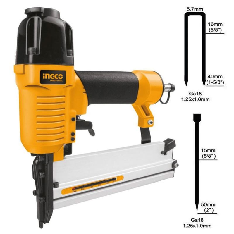 INGCO TOOLS - Clavadora Engrapadora Neumática Ingco 100PSI ACN50401