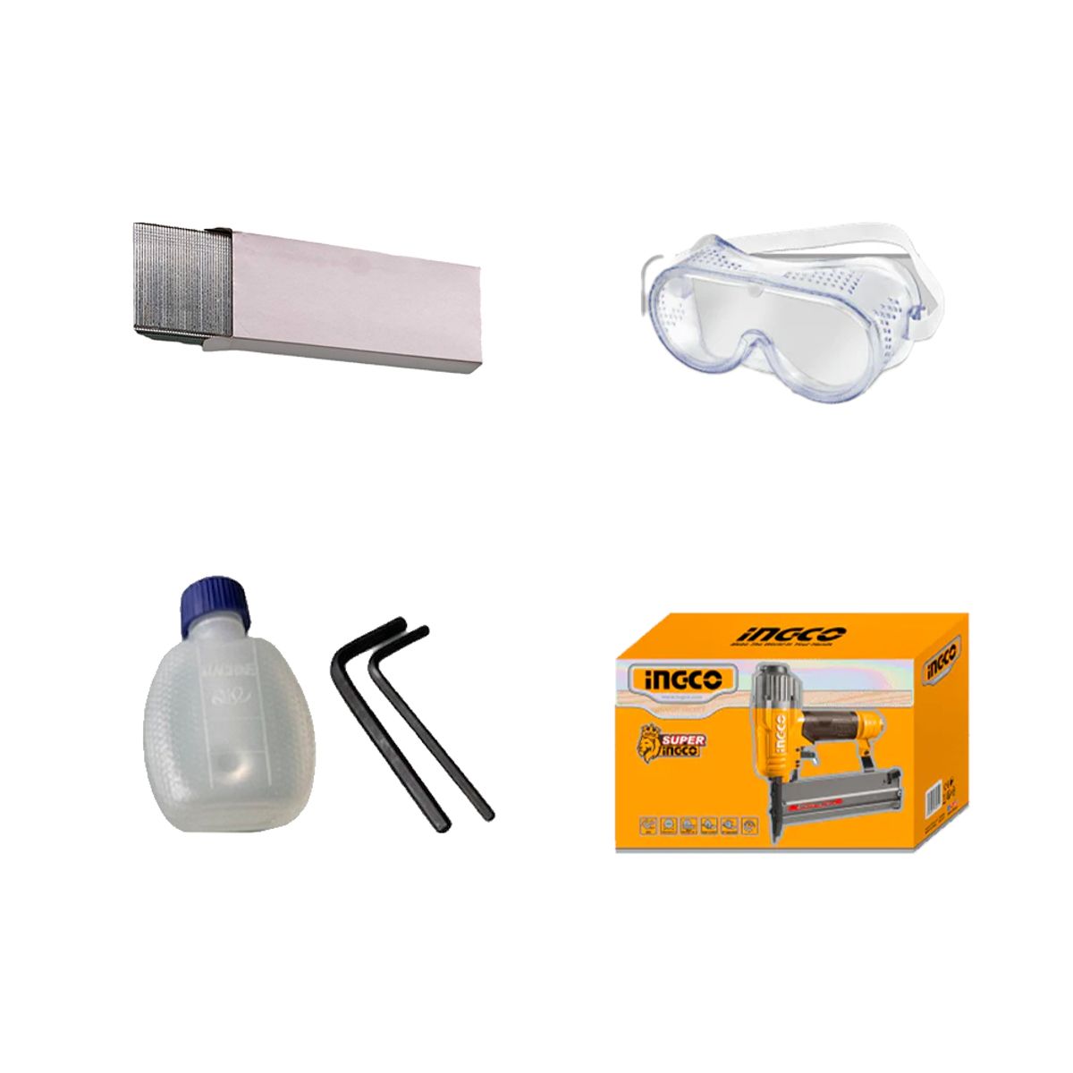 INGCO TOOLS - Clavadora Engrapadora Neumática Ingco 100PSI ACN50401