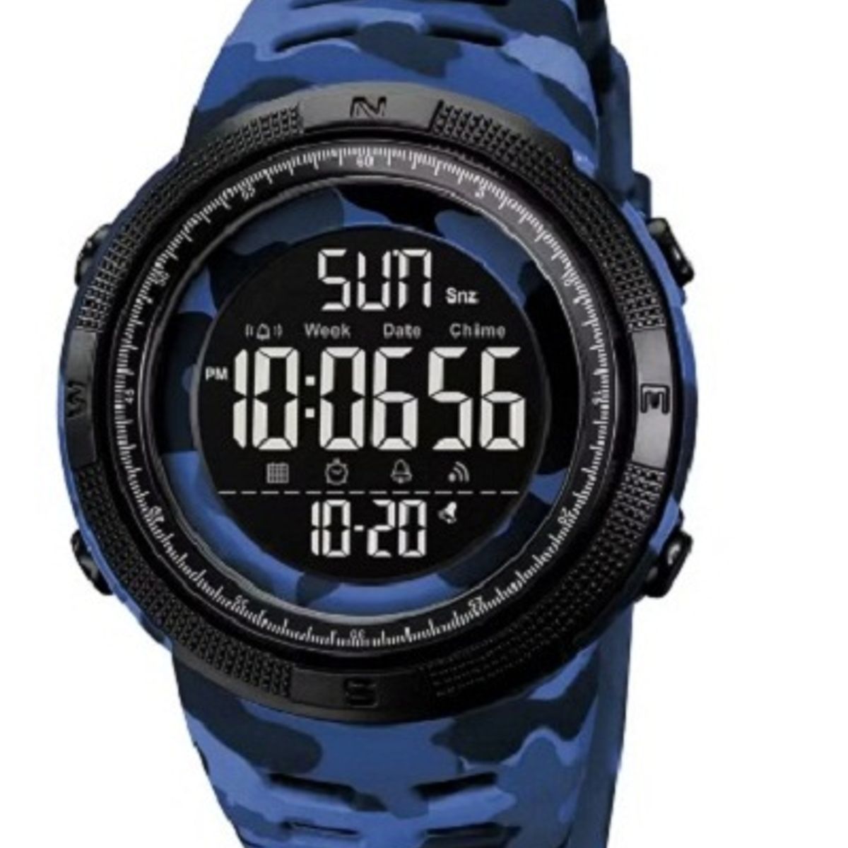 SKMEI - RELOJ SKMEI TETRA 2070 DIGITAL MULTIFUNCIÓN HORARIO  - AZUL COMANDO
