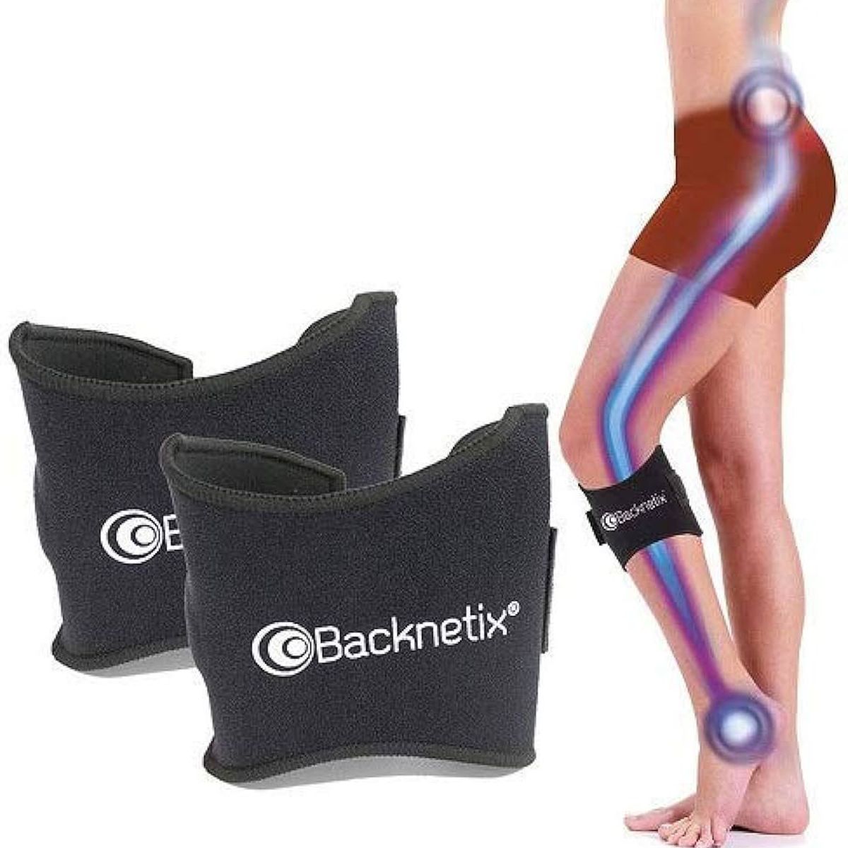 GENERICO - Pack x 2 Rodillera Contra el Dolor de Espalda y Espalda Baja