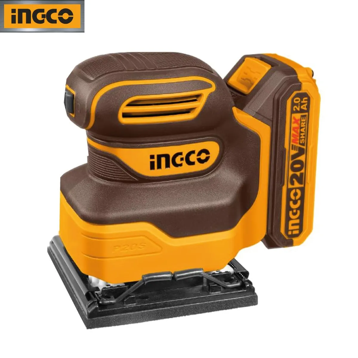 INGCO TOOLS - Lijadora Orbital Ingco 20V + 1 Batería 2.0AH + Cargador CSHSLI20141