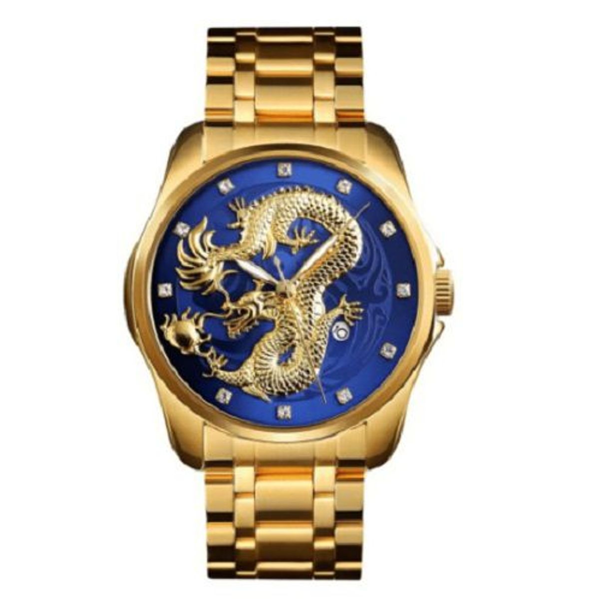 SKMEI - Reloj de pulsera Skmei Sport 9193 con cuerpo dorado para hombre