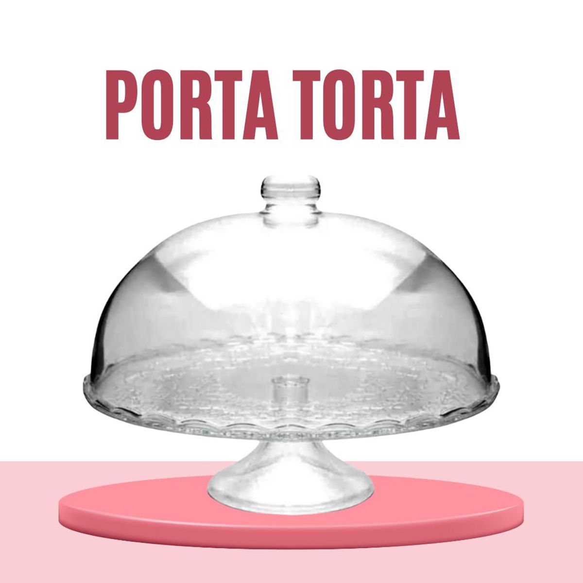 ICHIMATSU - PORTA TORTA  TAPA  ACRILICO
