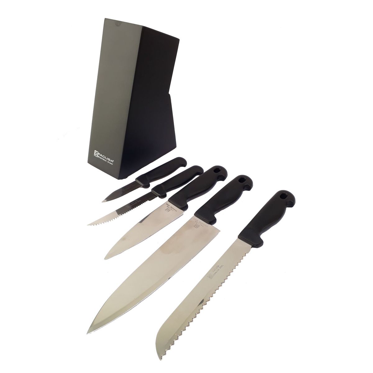 FACUSA - Set de 05 Cuchillos Facusa Con Organizador