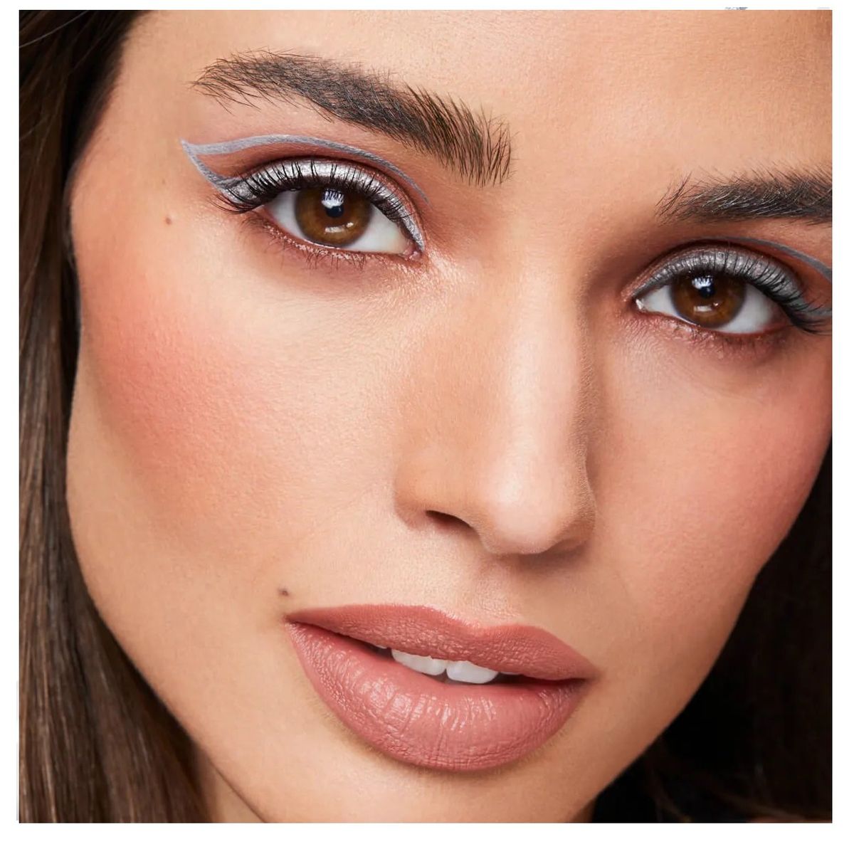 ESIKA - Delineador Metálico Punta Pincel EYE PRO PLATA GENUINO