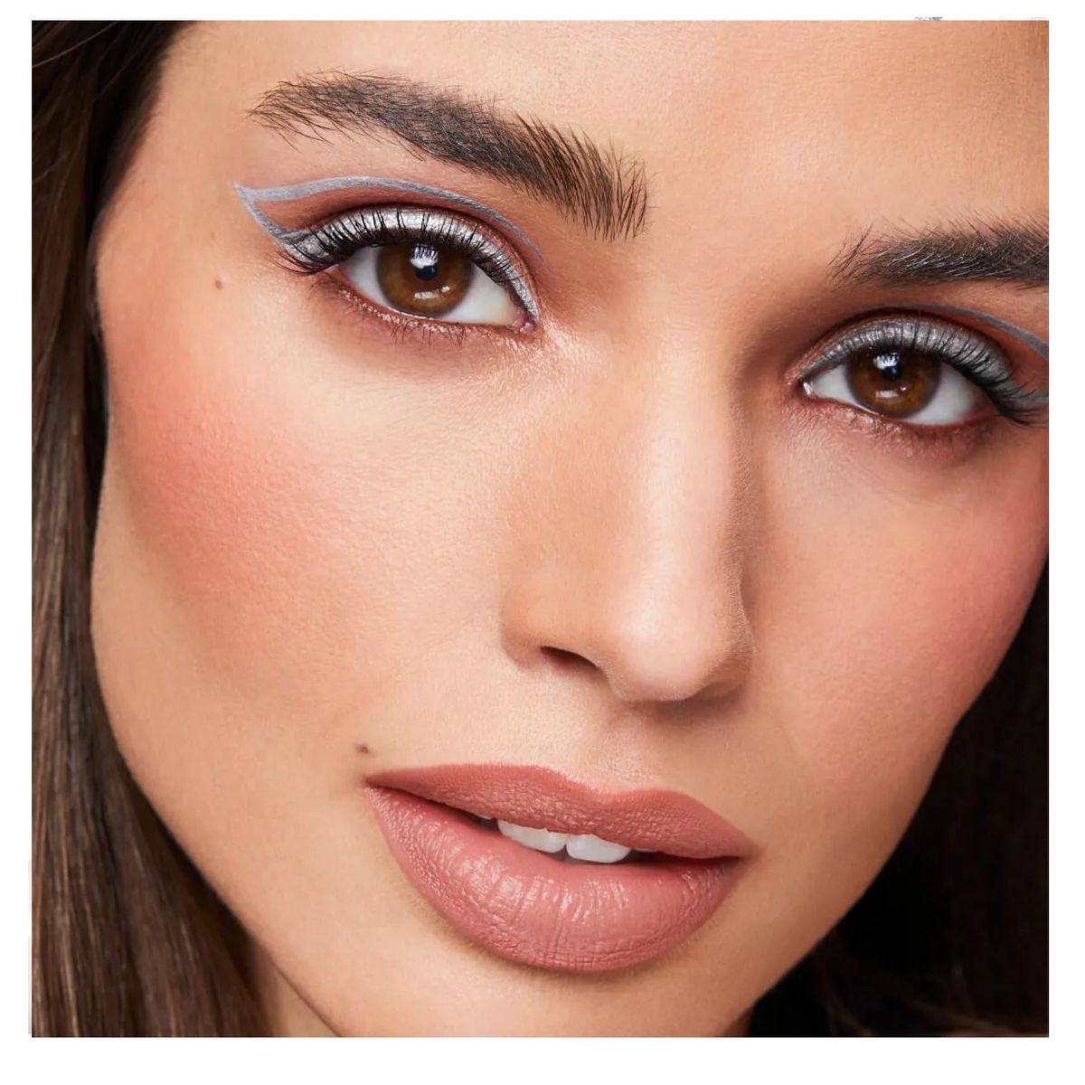 ESIKA - Delineador Metálico Punta Pincel EYE PRO PLATA GENUINO