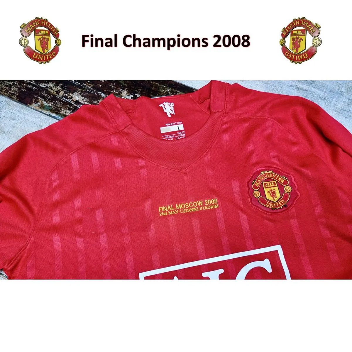 OEM - camiseta manchester united retro Ronaldo