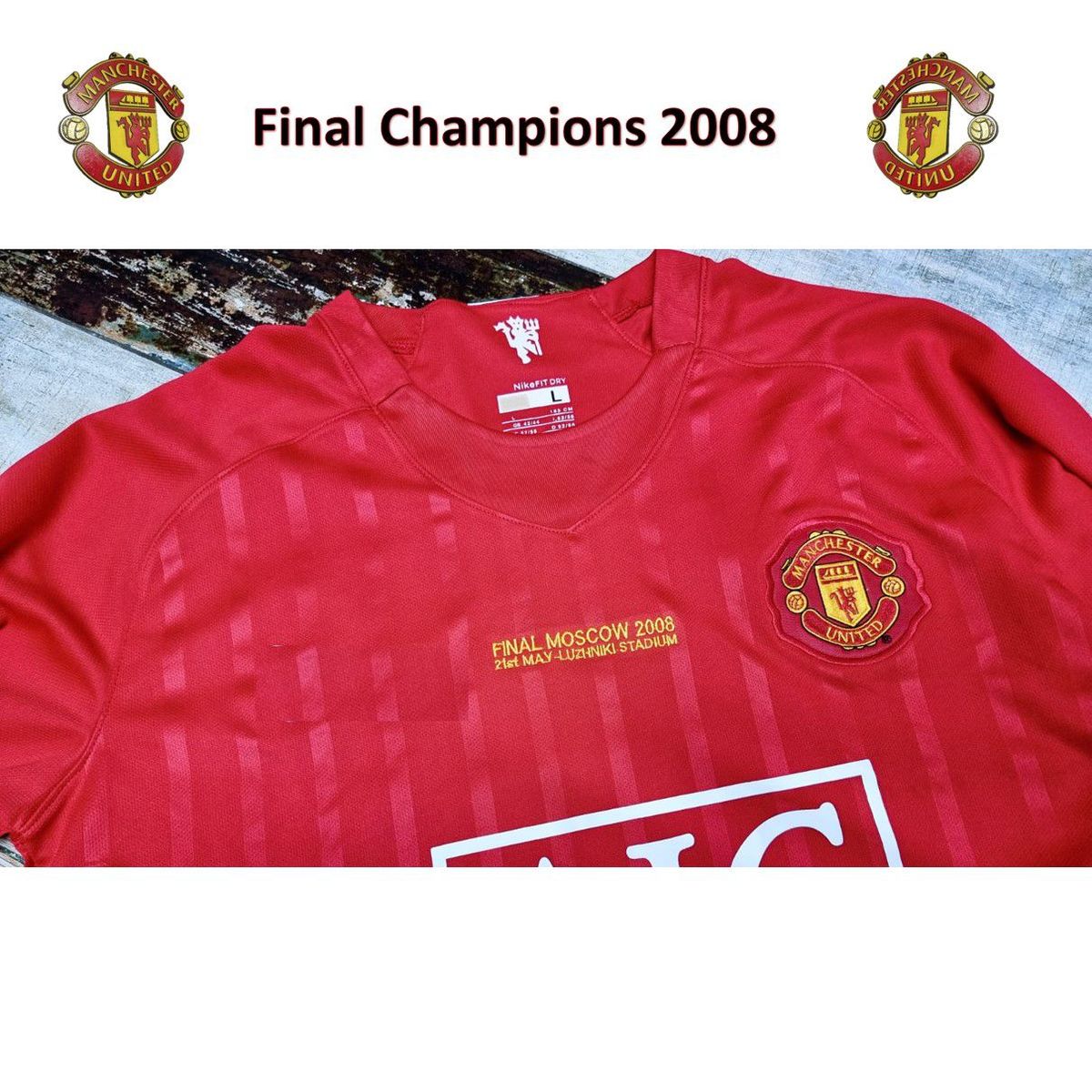 OEM - camiseta manchester united retro Ronaldo