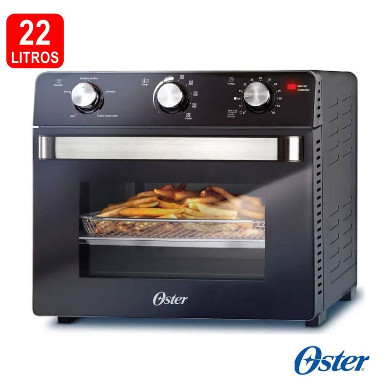 OSTER - Horno con Freidora de Aire Oster TSSTTVMAF1 22 Litros