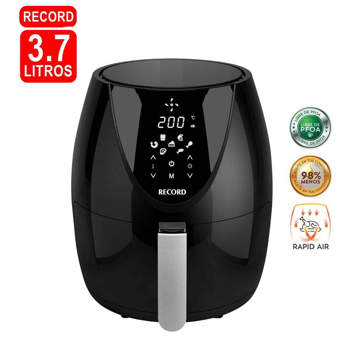RECORD - Freidora de Aire Record REC-INFDA370 Collection 3.7 Litros
