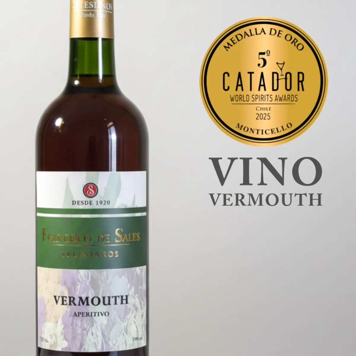 FRANCISCO DE SALES - VERMOUTH   Francisco de Sales Bot. 750 ml.