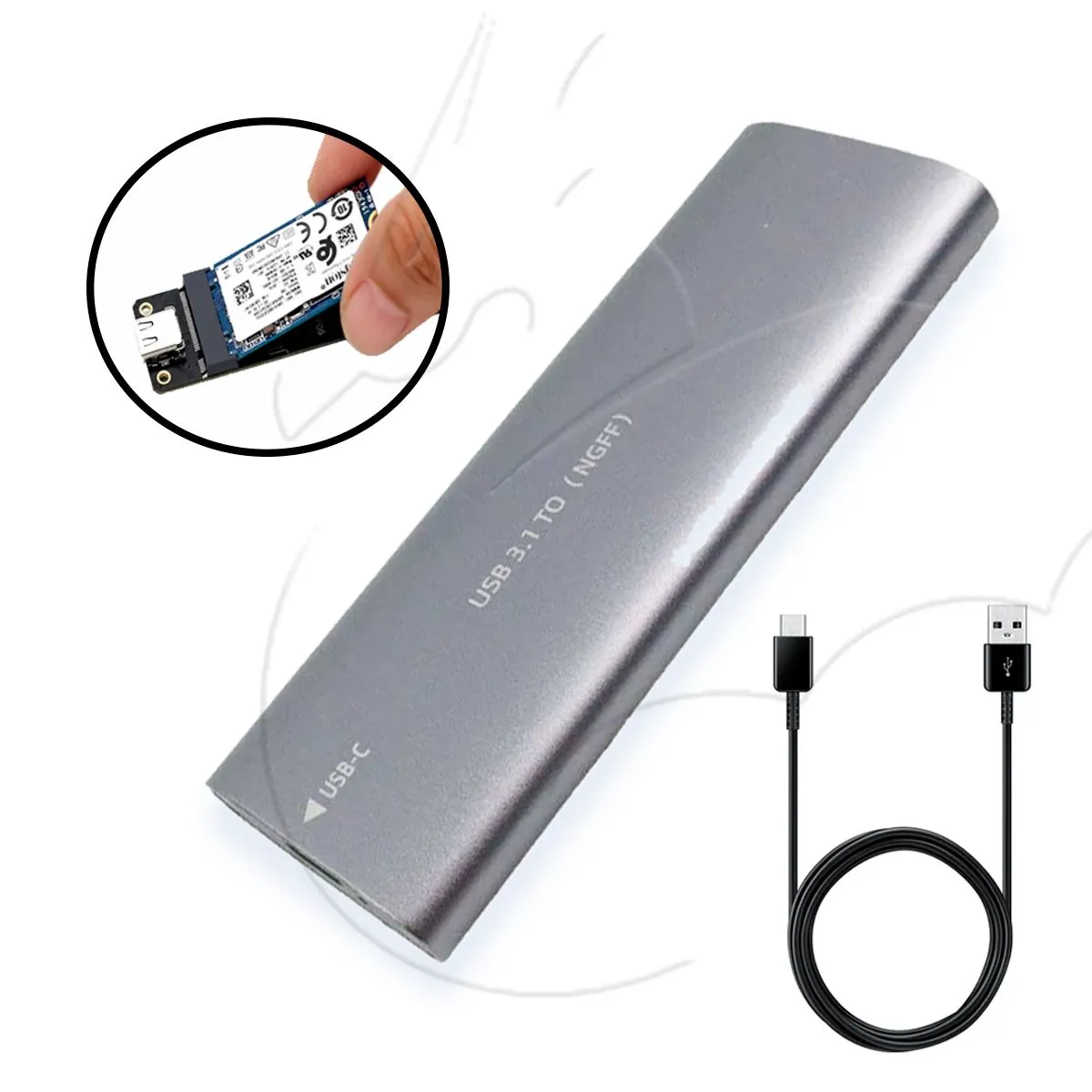 GENERICO - Case Ssd M.2 Sata A Usb 3.0 Ngff