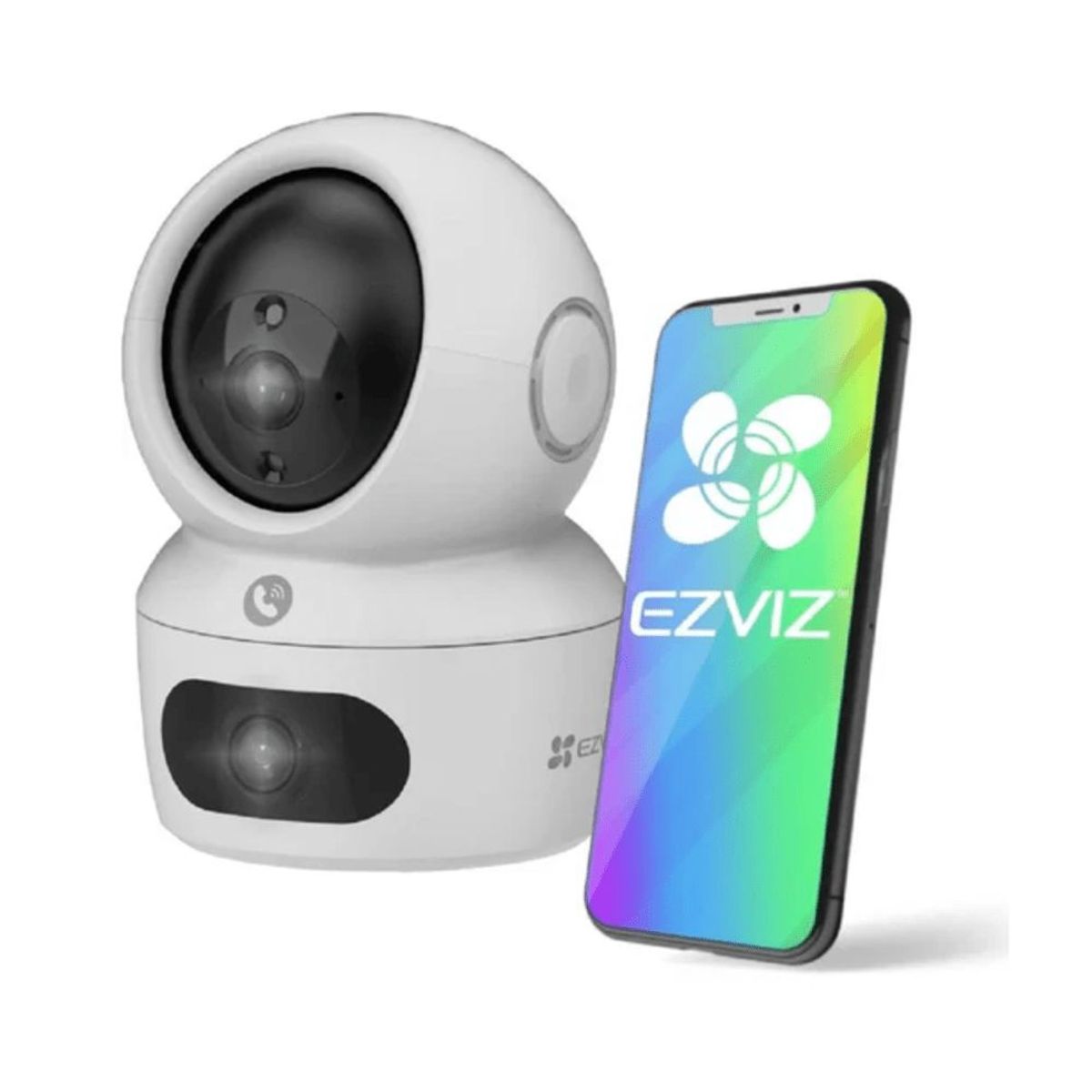 EZVIZ - Cámara de Seguridad Wi-Fi Interior 360° Ezviz H7c Dual De Calidad