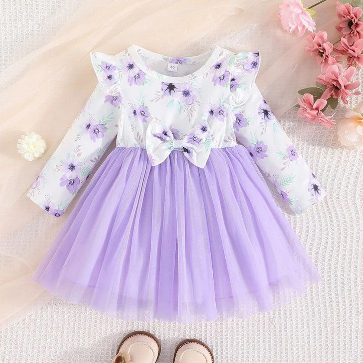 GENERICO - VESTIDO DE NIÑA PARA FIESTA FLORALES