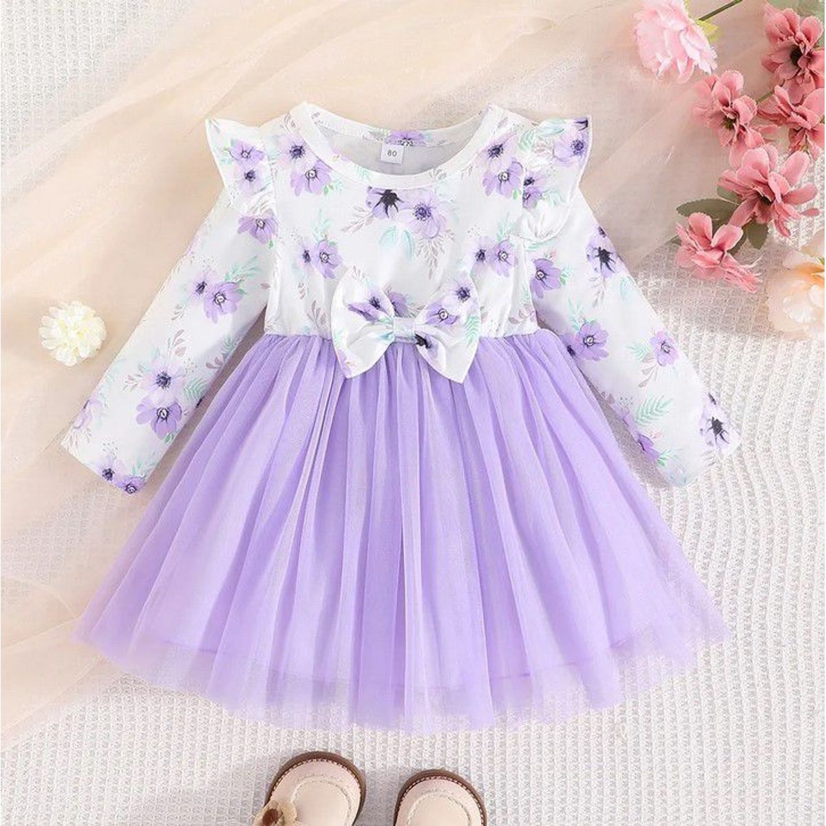 GENERICO - VESTIDO DE NIÑA PARA FIESTA FLORALES