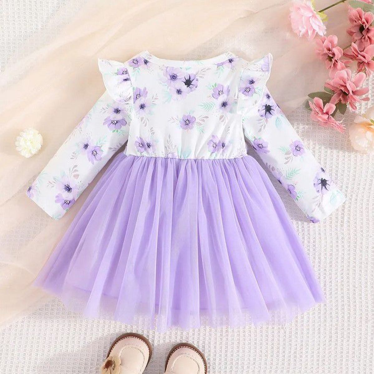 GENERICO - VESTIDO DE NIÑA PARA FIESTA FLORALES