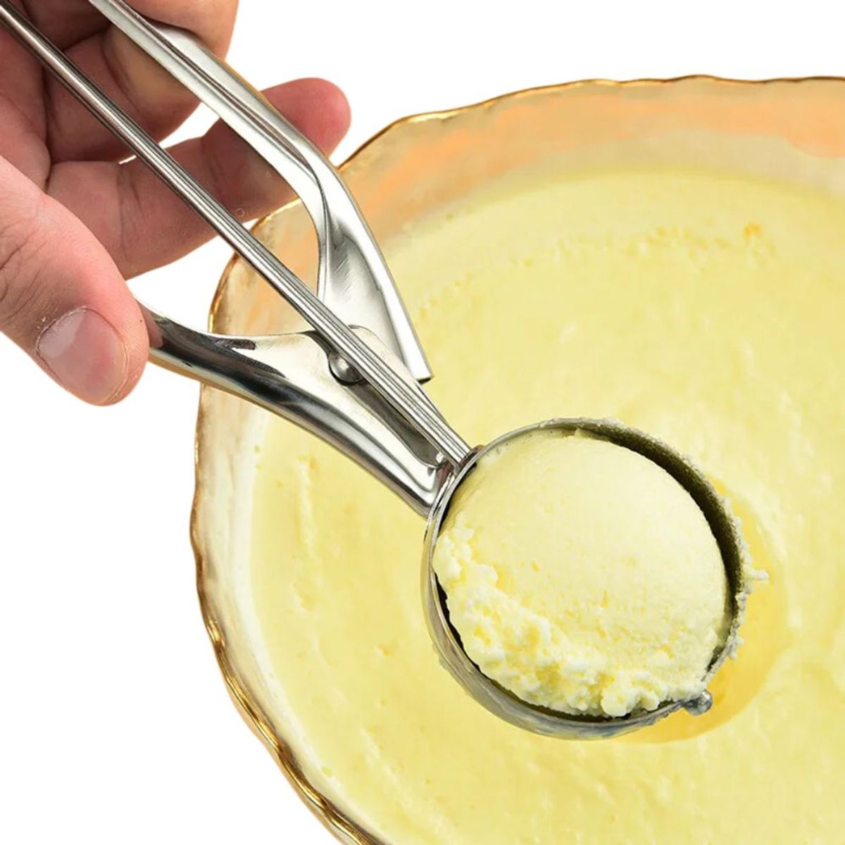 INSPIRA - Cuchara para Galletas de Acero Tipo Palanca