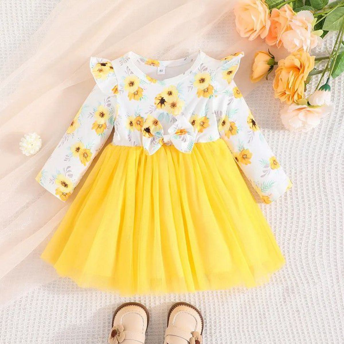 GENERICO - VESTIDO DE NIÑA -  FLORALES