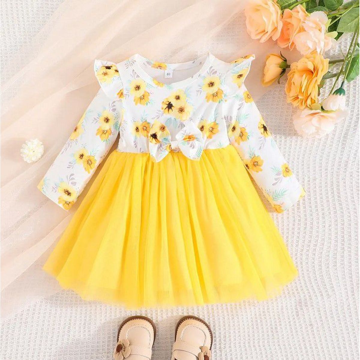 GENERICO - VESTIDO DE NIÑA -  FLORALES