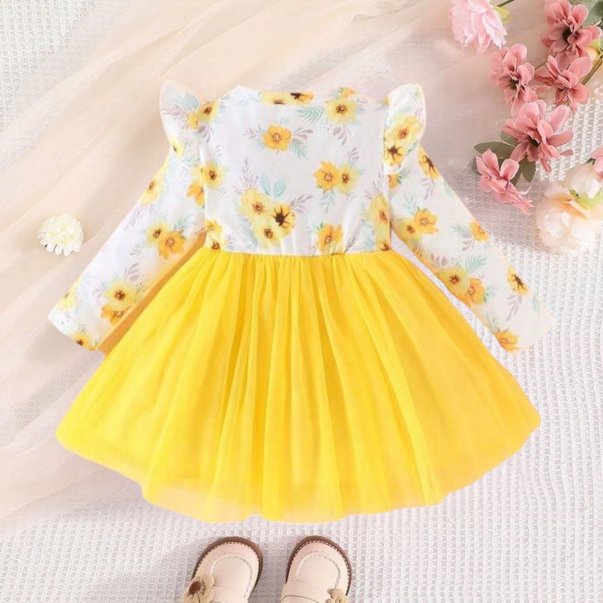 GENERICO - VESTIDO DE NIÑA -  FLORALES