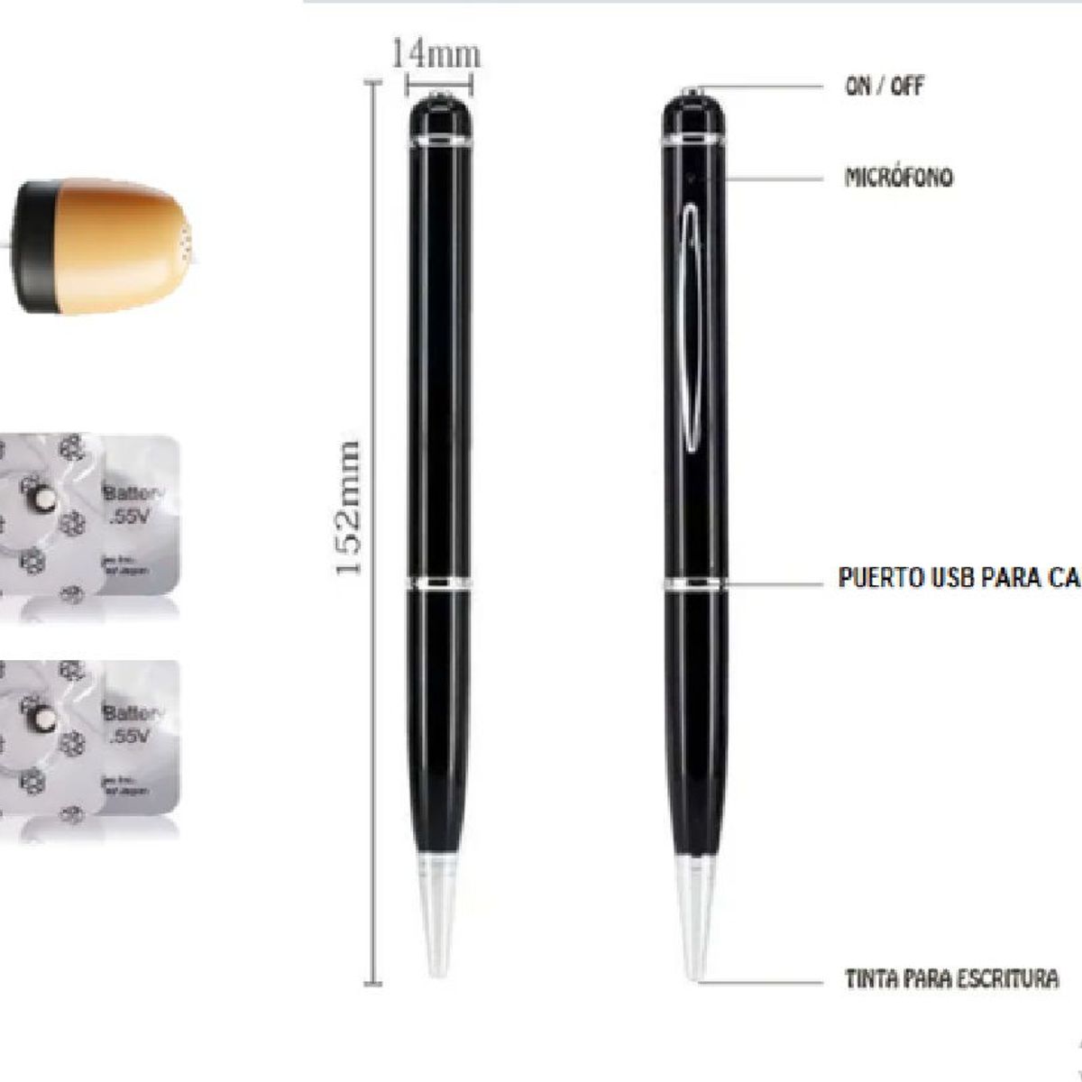 GENERICO - Audífono Bluetooh Pinganillo Para Examen