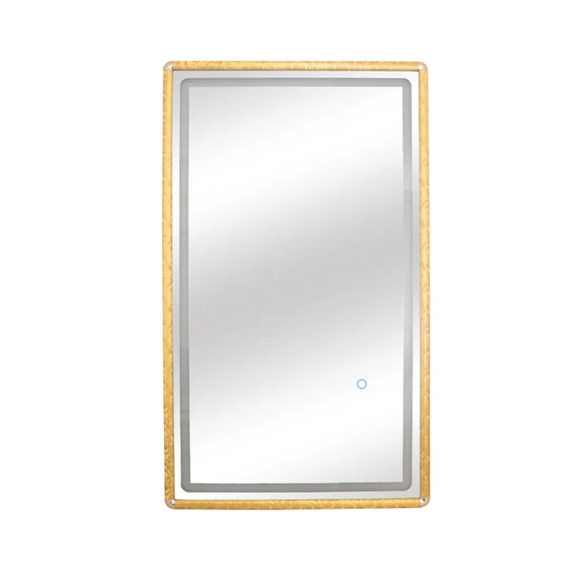 PANADECOR - Espejo Led Rectangular Borde Dorado 70X120cm