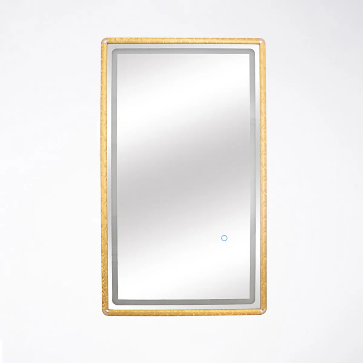 PANADECOR - Espejo Led Rectangular Borde Dorado 70X120cm