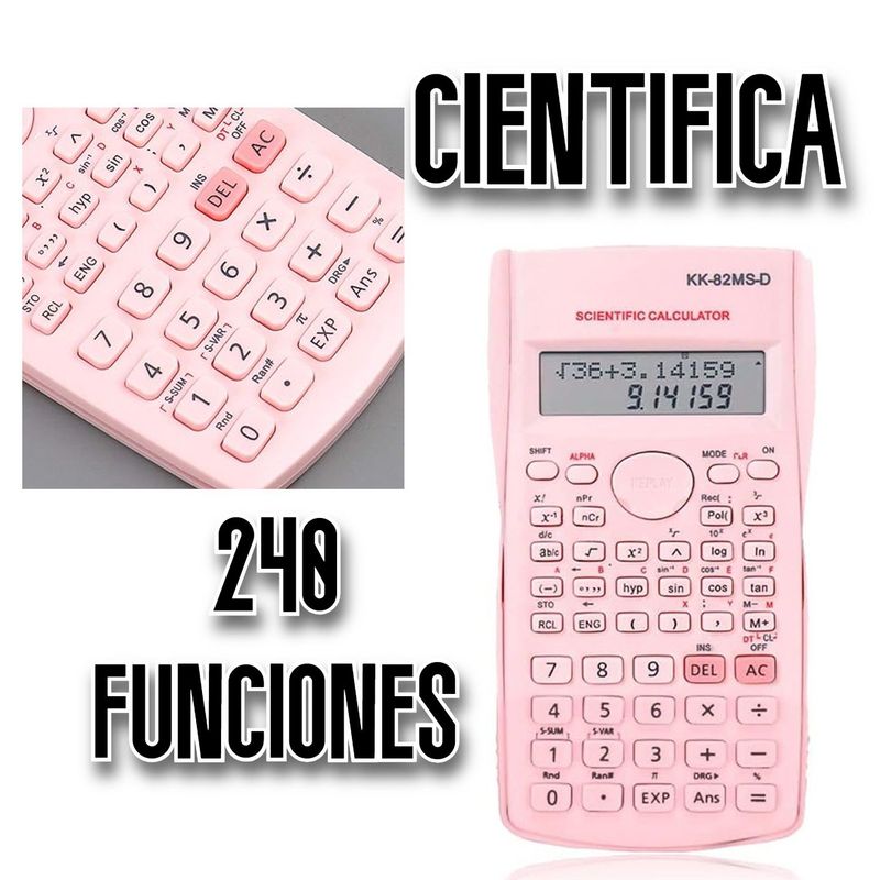 GENERICO - Calculadora Científica Con 240 Funciones
