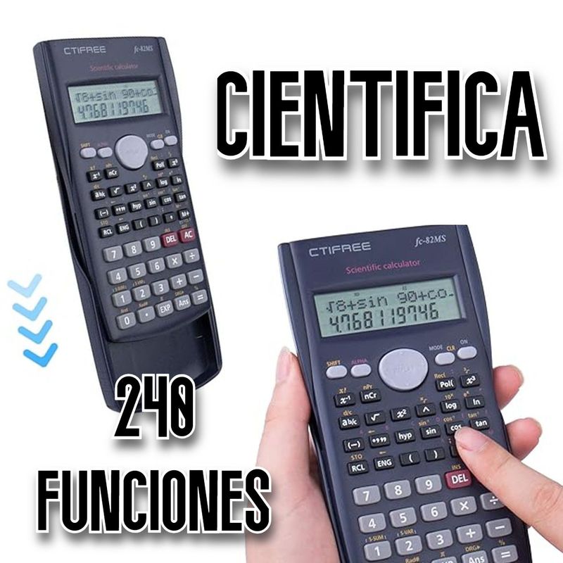 GENERICO - Calculadora Científica Con 240 Funciones