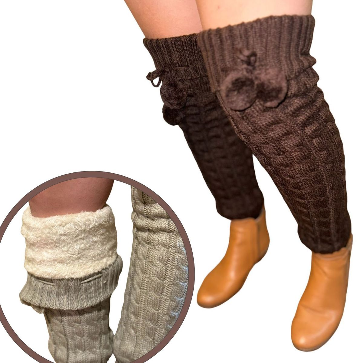 GENERICO - TRIPACK PAR DE ESCARPINES KWAII PARA INVIERNO