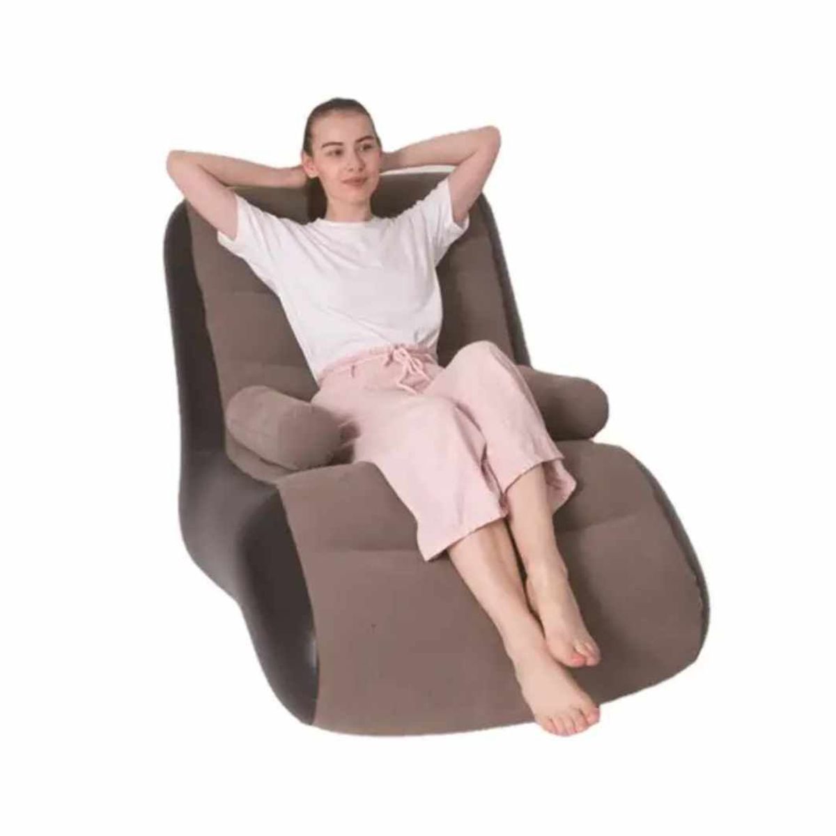 GENERICO - Puff Sillon Inflable Grande de Niños Adultos de Sala Terraza Jardin