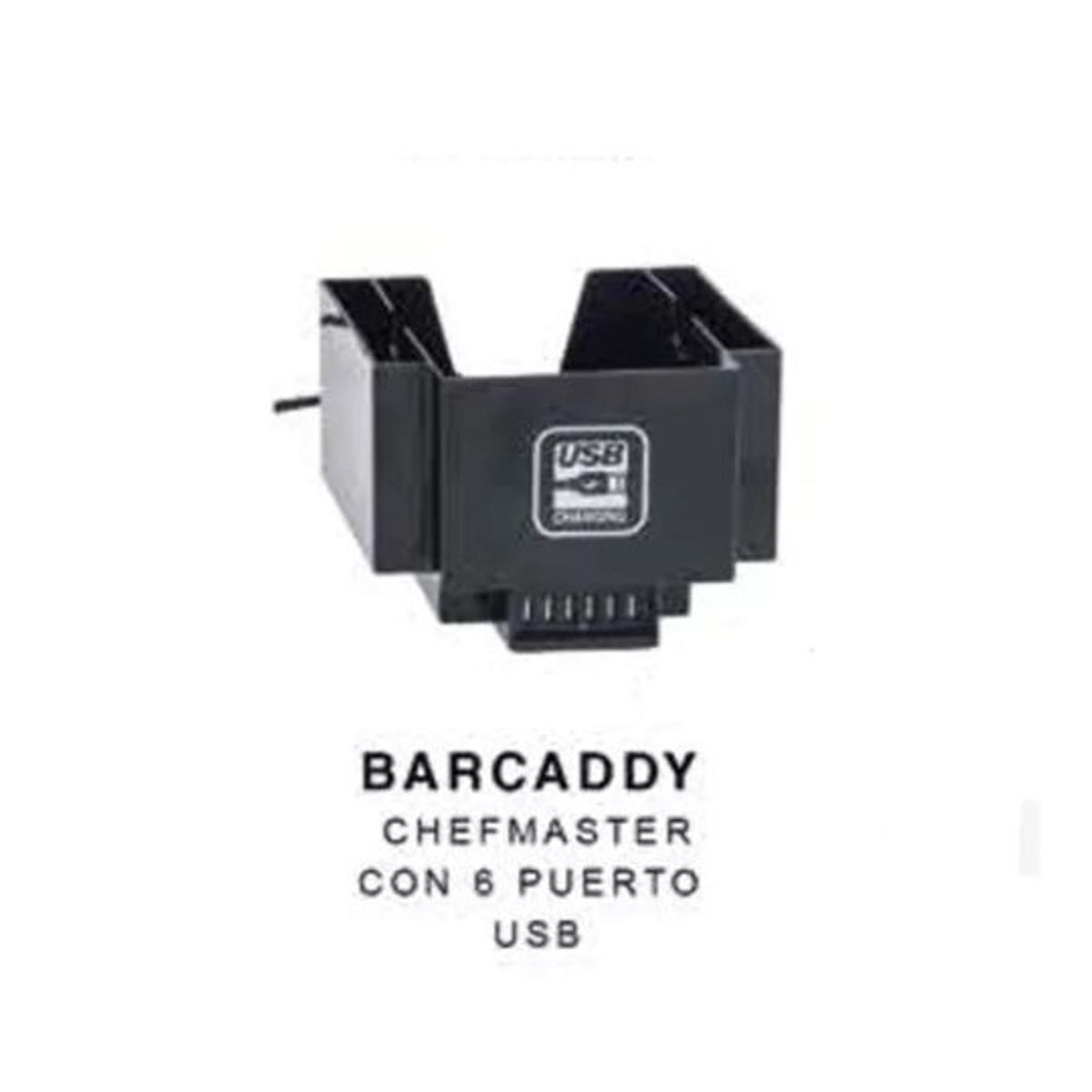 WINCO - Organizador de bar con 6 puertos USB