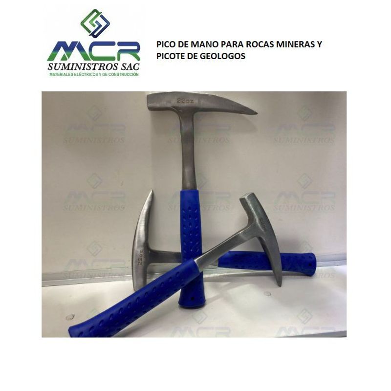 GENERICO - MARTILLO O PICO DE GEOLOGO DE 22 ONZAS O 616 GRAMOS IMPORTADA